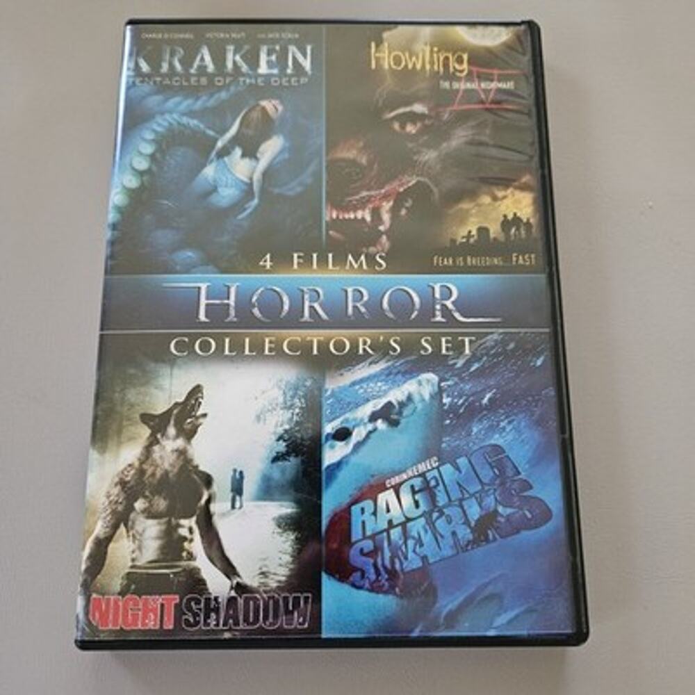 Horror Collectors Set, Vol. 6 (DVD, 2010) Kraken Howling Nighy Shadow 4 Films